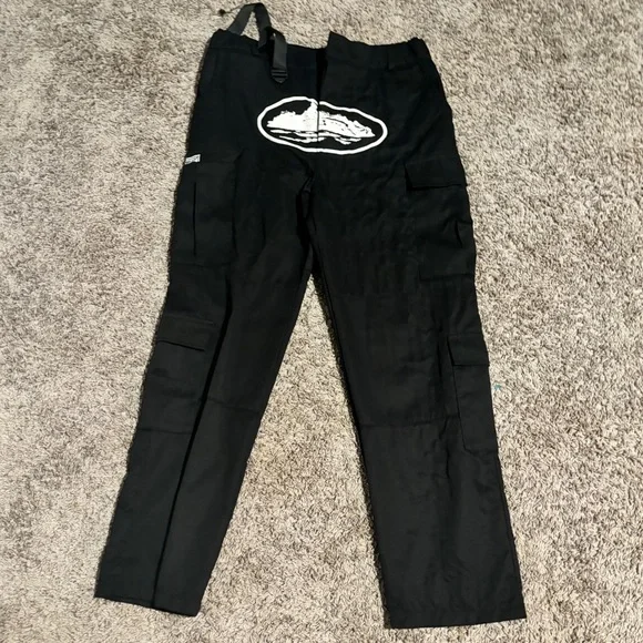 Corteiz Clothing | Pants | Black Cargo Pants | Poshmark